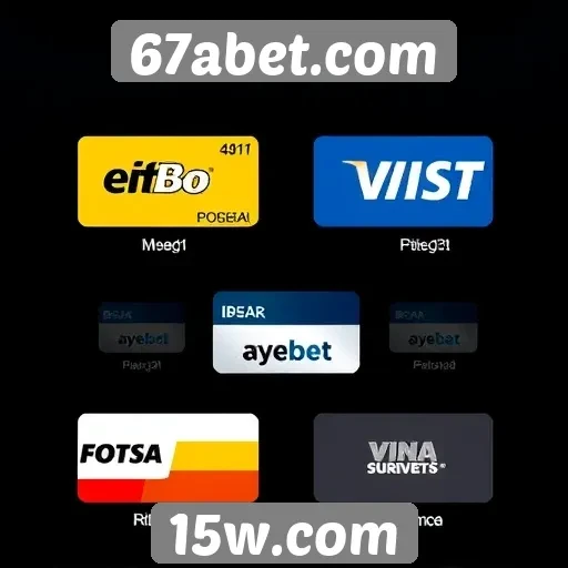 Populares métodos de pagamento aceitos pelo 67abet