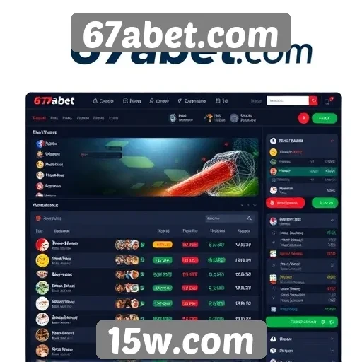 Análise da interface de usuário do 67abet