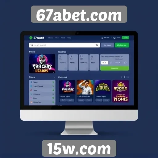 Evolução da interface do usuário no 67abet.com